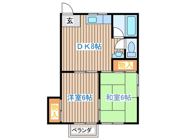 コ－ポＡ．Ｉの物件間取画像